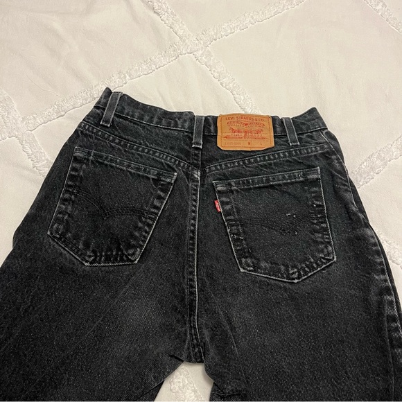 Vintage Levis Womens Black Jeans - Picture 4 of 9